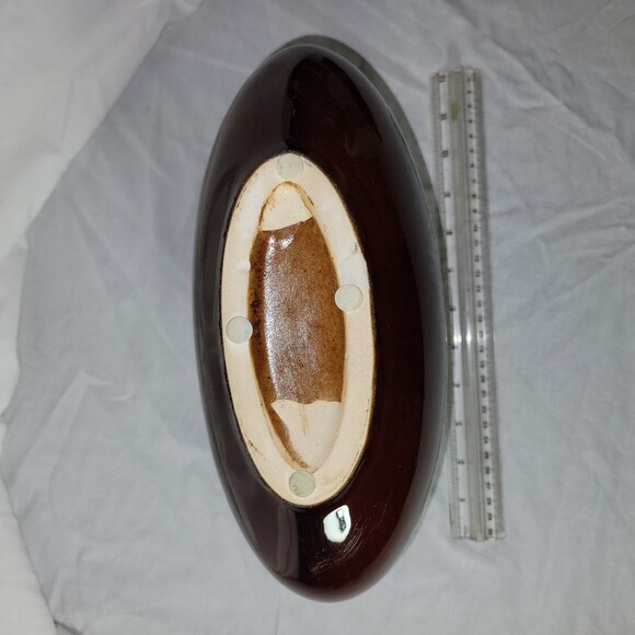 Vintage Brown Ceramic Vase 1960s - Picture 6 of 8